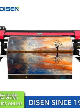 双喷头喷绘写真机3.2米户内户外压电写真机 Eco Solvent Printer
