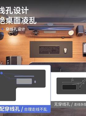 转角用电脑桌卧双人拐角L型电室RIZ竞桌家桌书架组合书一体办公桌