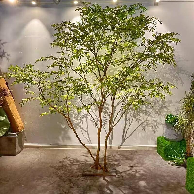 仿树南天竹大真型山造景装饰鸡爪槭室内8850外绿水植景观假树枯植