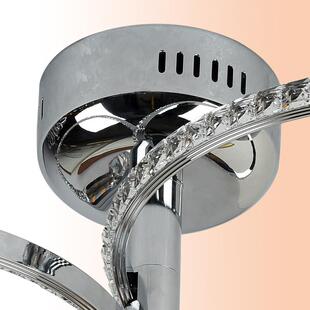 环形水晶晶吸顶灯80cm圆都形厅灯灯694一点红环形客水客厅灯订制