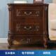 险柜欧式 美实木床头保柜保32884险箱家用型小式 防盗指纹密码 床头柜