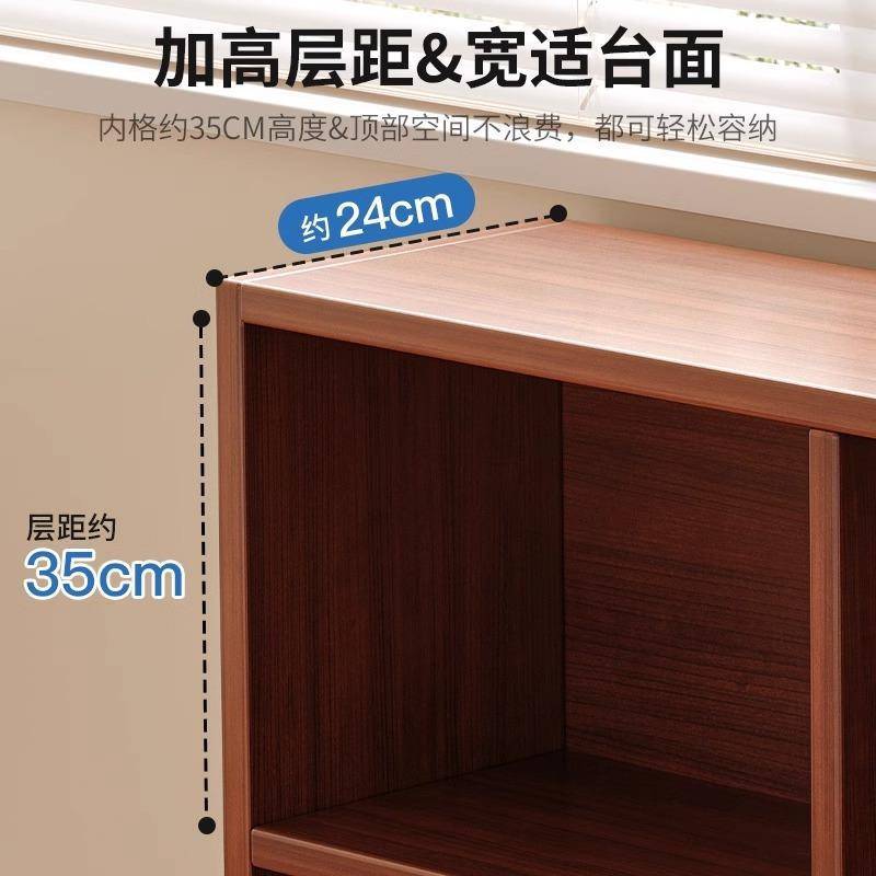 书架落地置物架家用矮柜子储物柜格子柜飘窗书柜儿童不占空间