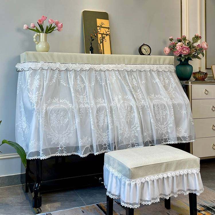 法式轻奢钢琴防尘罩复古钢琴罩全罩钢琴套琴罩遮盖布2025新款