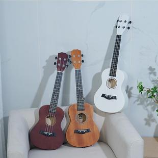 跨境23初者入门练习琴尤UK-23克里里弦琴学ukulele寸木质小吉他工