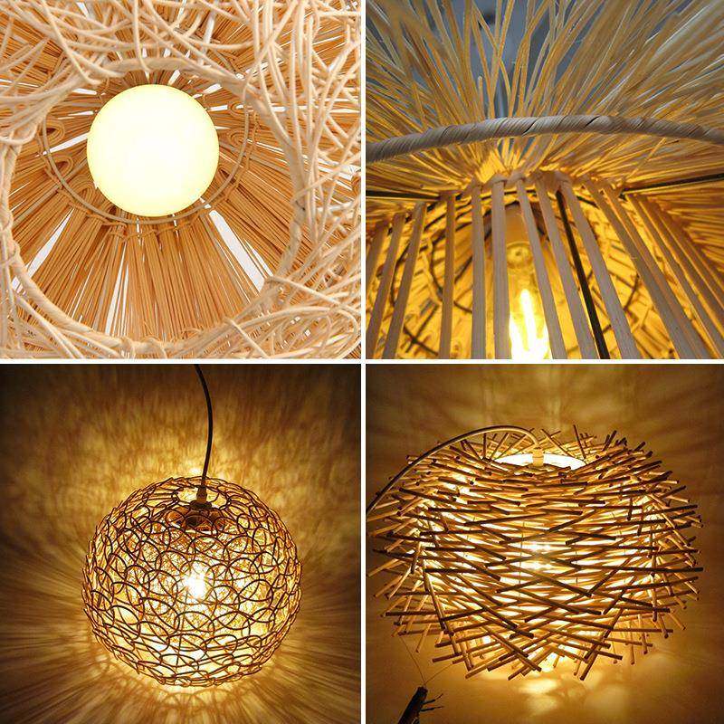 东南亚餐田艺园藤吊灯258个性创意饭店厅吧民宿藤编台鸟巢草帽房,家装灯饰光源,智能吊灯,淘宝优惠券,粉丝福利购,淘宝优惠卷