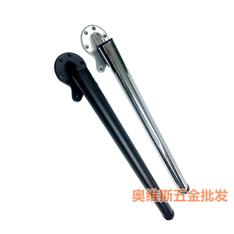 桌腿升降折叠支架可调节吧台脚不锈钢办公桌脚桌子腿支撑柱腿房车图片