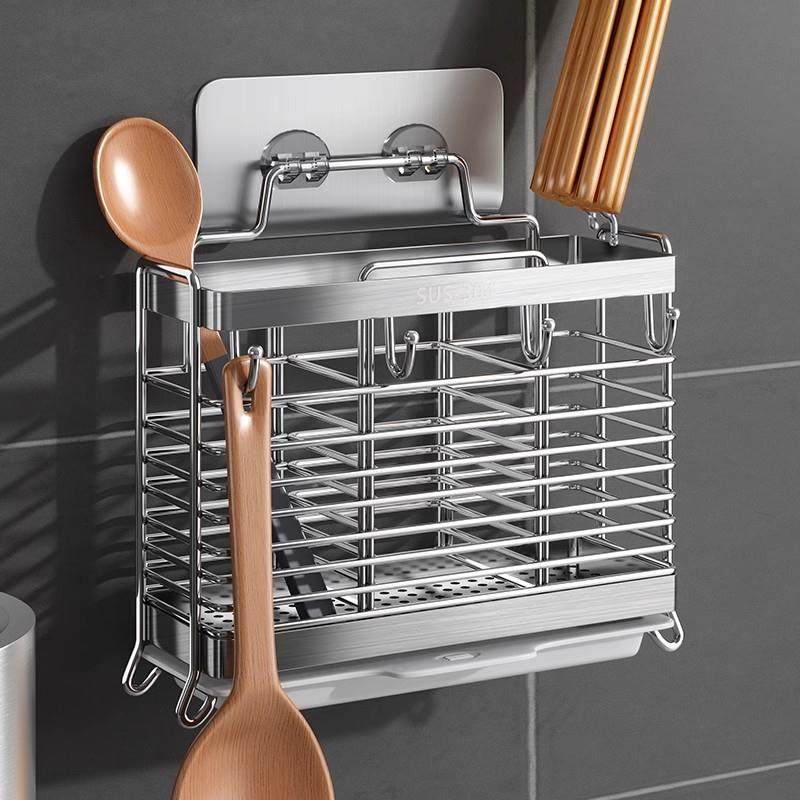 德国不子锈筷收纳盒厨房筷子笼Fiopietr壁挂式筷笼家钢用勺子筷筒,餐饮具,筷子盒,淘宝优惠券,粉丝福利购,淘宝优惠卷