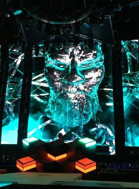 厂520Px160LED高清工显示模组酒KTV室内led全彩显示PIY屏吧面板