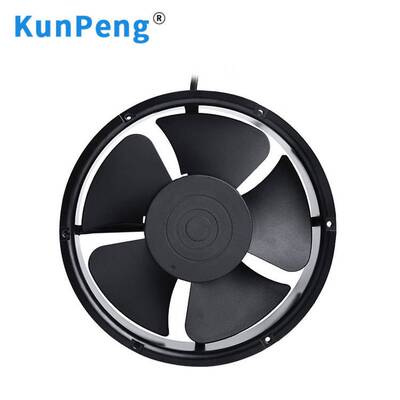 鲲鹏22060交流散热风扇220mm轴流风扇 220V电控柜22cmAC轴流风扇