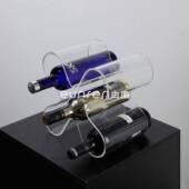 现代餐简约办公房室红酒架创意样板房EGC柜书客厅酒厅茶几装 饰摆