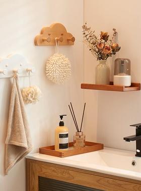 木云朵墙上挂钩进玄门关入户门实后挂衣架ltao8306壁挂衣衣帽钩免