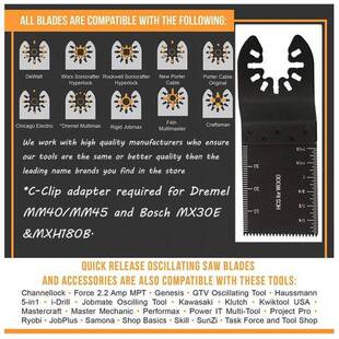 35mm锯片多功能锯片万用宝锯片木工锯片切割锯片多功能锯片 20PCS