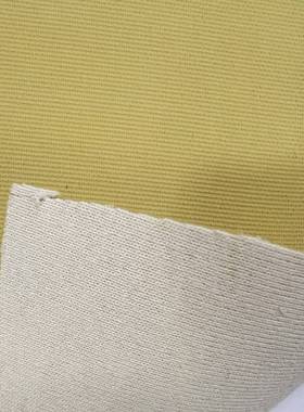 1.0mm黄色阻燃粗布纹防滑氯丁橡胶布手套面料