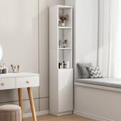 小防尘书柜墙带边夹窄立柜家用书架门收纳缝置物柜落S058地客厅展示柜