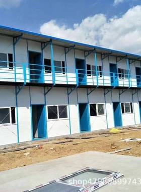 集装板箱式活动板房3.64*6.1宿工地办公临建工地工人舍保温双层K