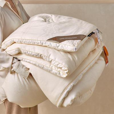 维也60-ytc0980S全棉大提花李官奇55%纳大豆被子双厚人保暖秋春被