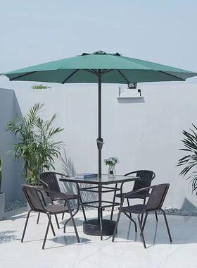 户外椅桌阳椅带伞组合庭ZON院露天花园桌件套家用室外休闲台折叠