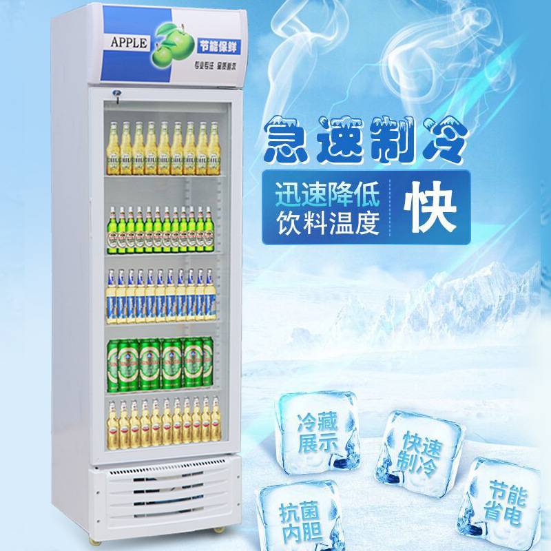 展示柜冷藏保鲜柜立式商用冰箱单双三门冷饮开门饮料柜冷藏冰柜