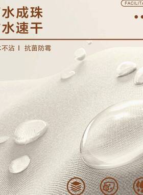 新款隐形浴霉帘简约整体淋可折叠防防浴室浴遮水挡NRQ干湿分离隔