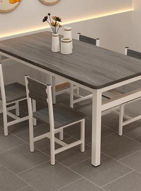 早餐店餐桌饮出商用桌子快餐CSQ小吃店餐组合租椅房餐