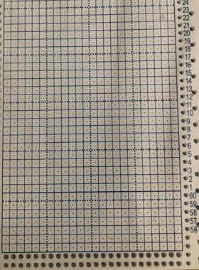 编织机花卡 24针花样 KH868 KH260 （100PCS）