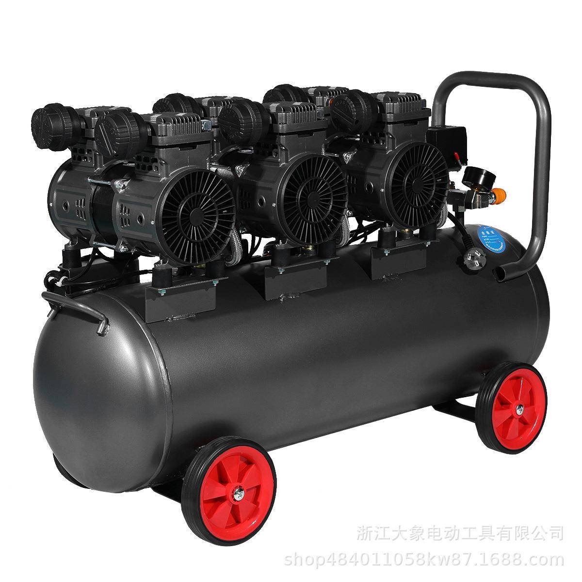 X13-D0310型0WX3-80L静音空压机气泵无油空DX13-03气压缩机220V小