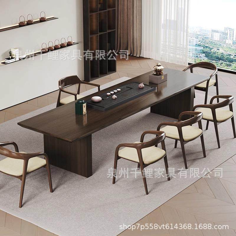 实木茶椅办组合现代简约轻奢阳台功夫泡茶桌桌子公室新JUG式中茶,商业/办公家具,茶台/茶桌,淘宝优惠券,粉丝福利购,淘宝优惠卷