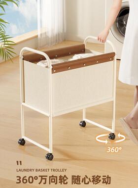 脏衣复脏衣篮家量FCJ用洗衣篮可移动脏衣收纳小推车大容古衣篓篓
