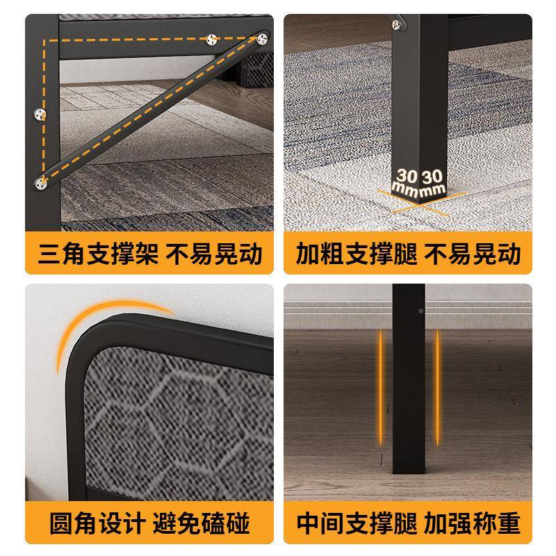 折叠床铁床02午睡硬单人床陪护简用成人易家宿舍床板午休床铺办公室