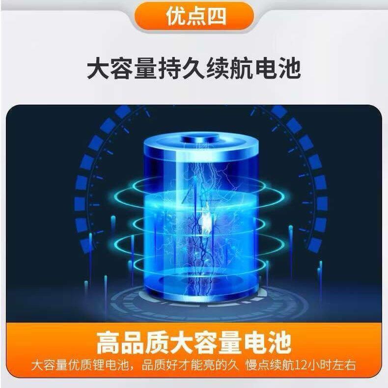 2023566新款太阳能光控七灯彩四色户外防水太招牌庭院别墅带阳能