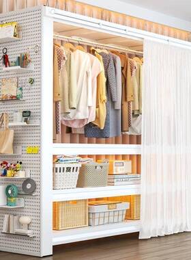 落地式帽架置物架衣卧室纳家用IDV多可调节开放式收架衣柜货架连