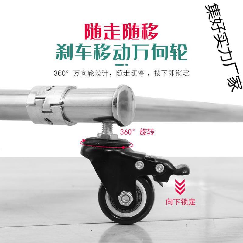 不锈钢移动把架地式放拖集好实力扫把拖布用清洁工落具家地拖收纳