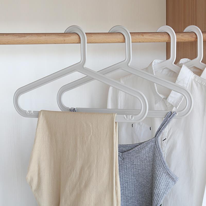 kt20个舍装肩无痕衣架料滑衣服架宿10230900用晾晒衣架子家防用衣