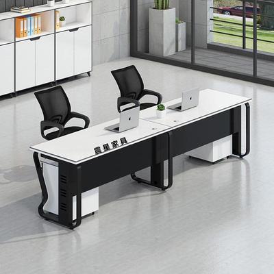 桌深圳屏职员办公桌卡位4ICX四人位桌椅组合员工卡座电脑办公风家