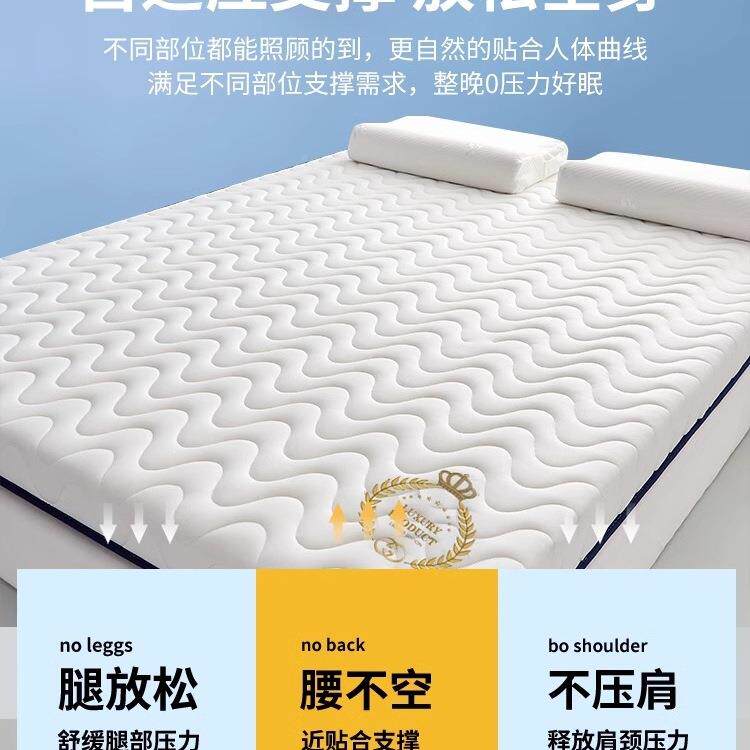 乳胶记忆棉床垫舍F996JSS7软学垫家用卧室生宿人床单褥垫80x200租