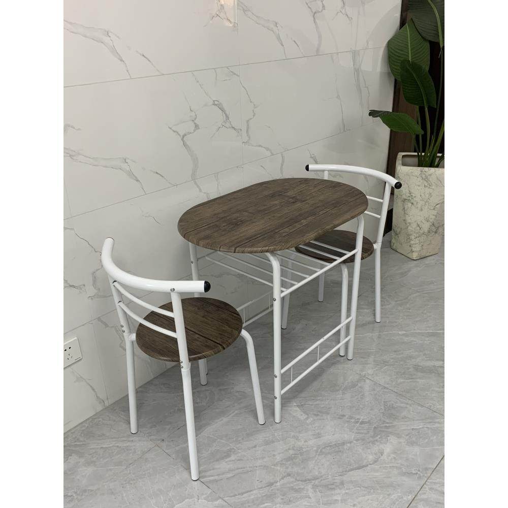 小户型1餐桌桌2组合出租家用阳台单身椅公664寓简约现代迷你2人