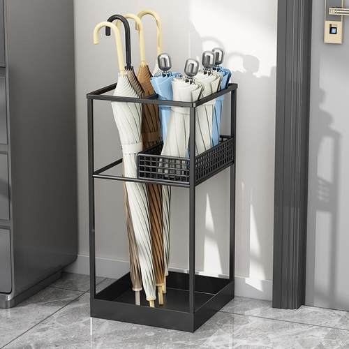 大容量雨伞收纳架家用门口雨伞放筒伞桶伞架子商用挂7878伞伞架物