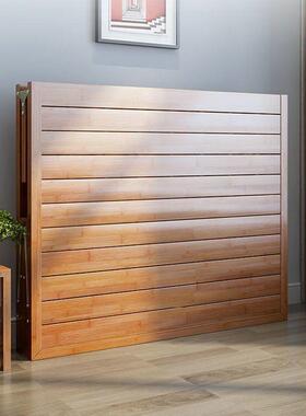 竹床折叠单人竹子双人简凉HTU易床家用成人木午休床出租房硬板竹板床