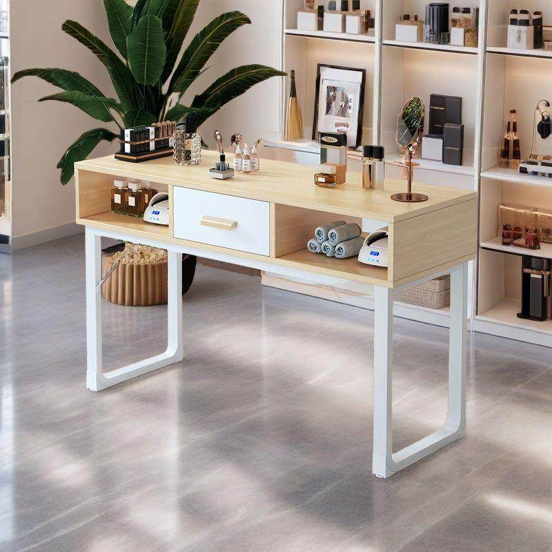 66美甲日台美桌椅甲装轻奢网红简约套经济型美甲店式单人双人桌