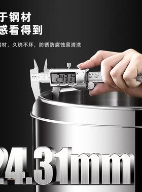 F97HMTJM3锈04不钢保温桶装商用摊粥摆桶大容量饭桶冰块茶水桶冷