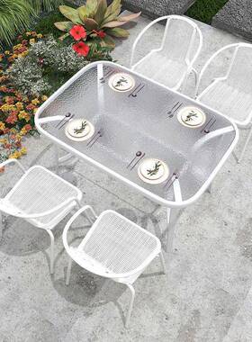 闲户外桌摆椅院阳台白色室外休露天摊防庭水防晒折9ZeV+74a叠茶几