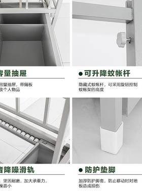 制双层床加厚式宿舍上下铺校公学寓床XL-YJC-3单层床宿床制式上下