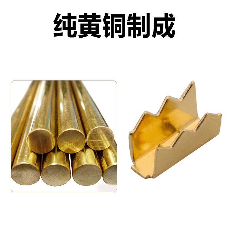 DJ451-3快速接线端子U型压线扣端子连接器冷压铜并线扣铜聚线鼻
