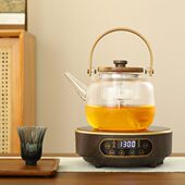 格帝亚电陶炉茶炉小型迷你家用玻璃壶不挑壶泡茶煮茶器烧水炉保温