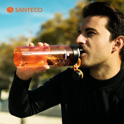 法国SANTECO运动水壶户外露营野营大容量耐摔防漏骑行登山水杯