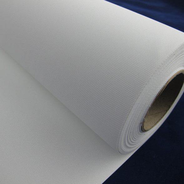 0.914*30m弱溶剂室外防水喷墨化纤油画布,油性化纤白底油画布