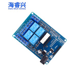 Shield 支持xbee无线4路继电器 Relay 4路5V继电器扩展板