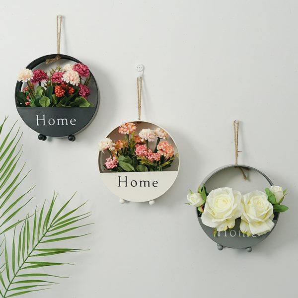 北欧装饰挂件墙壁创意卧室房间的小饰品花篮壁挂植物花盆墙上室内,家居饰品,壁饰,淘宝优惠券,粉丝福利购,淘宝优惠卷