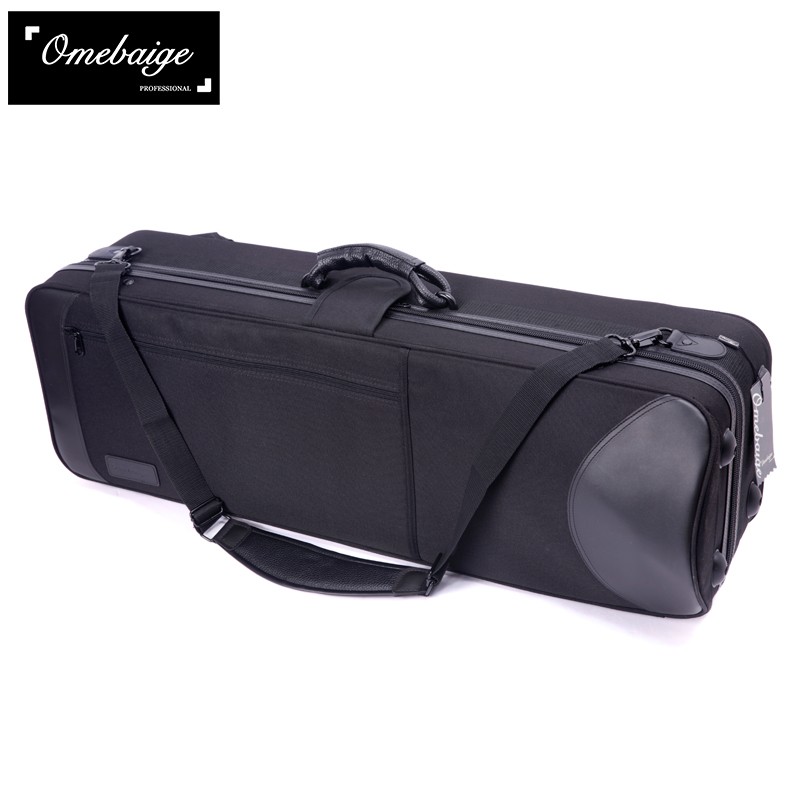 防水防摔变调次中音长p号箱包乐器箱包带拖轮子 滑轮硬壳背包佰格