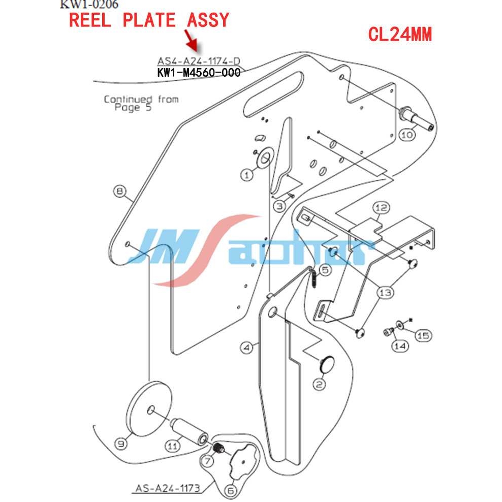 供应适用SMT贴片机配件 CL24mm飞达 供料器 FEEDER KW1-M4500-010